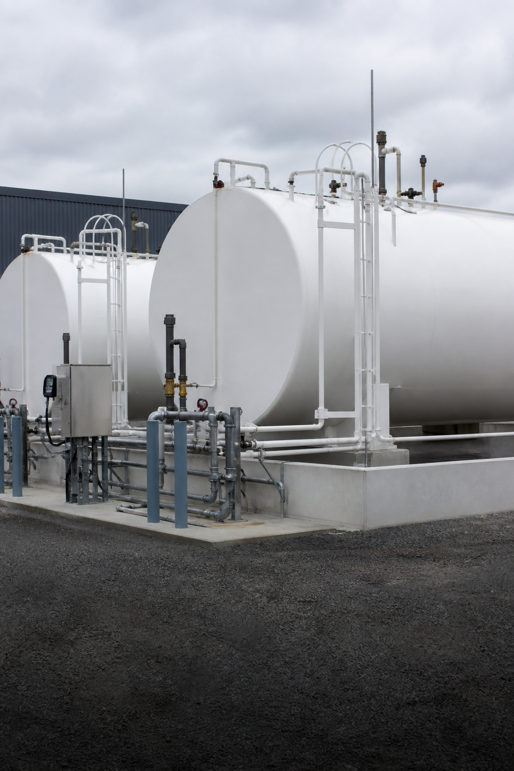 Industrial storage tanks